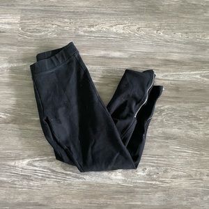 Gap Black Zipper Leggings Size S